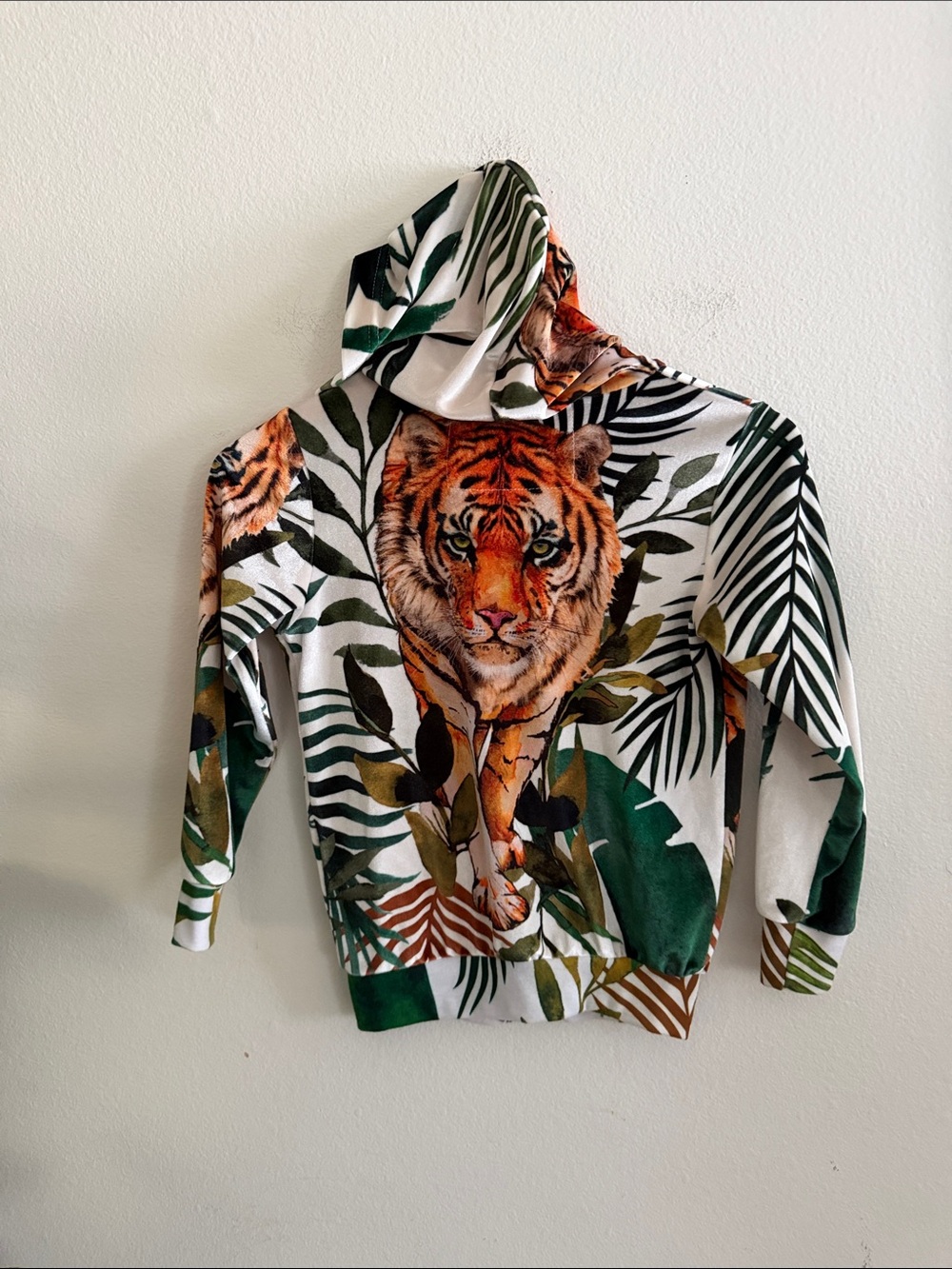 Aviator Nation Tiger Print kids Zip up Jacket - Picture 5 of 6